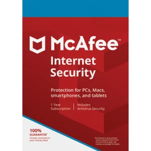 McAfee Internet Security – 1-Year / 5-Device
