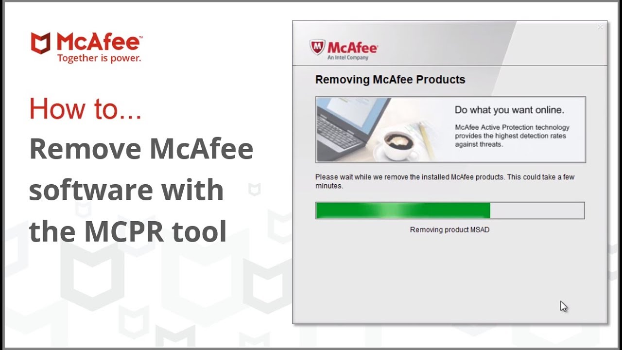 MCPR Tool (McAfee Product Removal Tool)